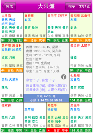 專業紫微斗數排盤機